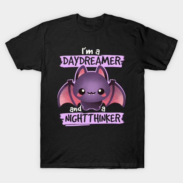 Daydreamer nightthinker bat T-Shirt by NemiMakeit